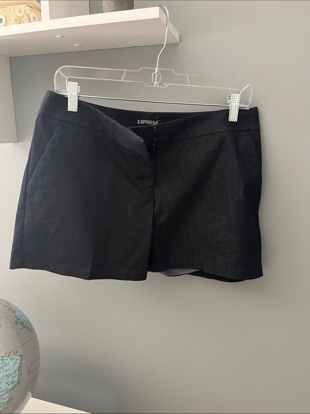 Express Women's Navy Tailored Dress Shorts